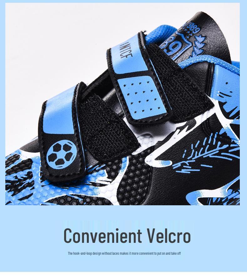 Kids' Studded Velcro Football Shoes for School and Outdoor Training