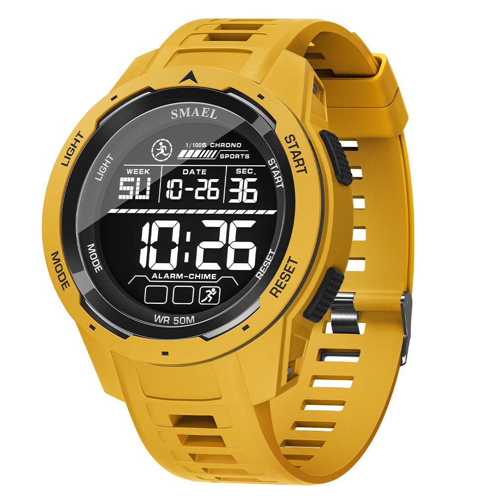 SMAEL Men's Outdoor Sports LED Watch - Waterproof, Multifunctional with Night Light