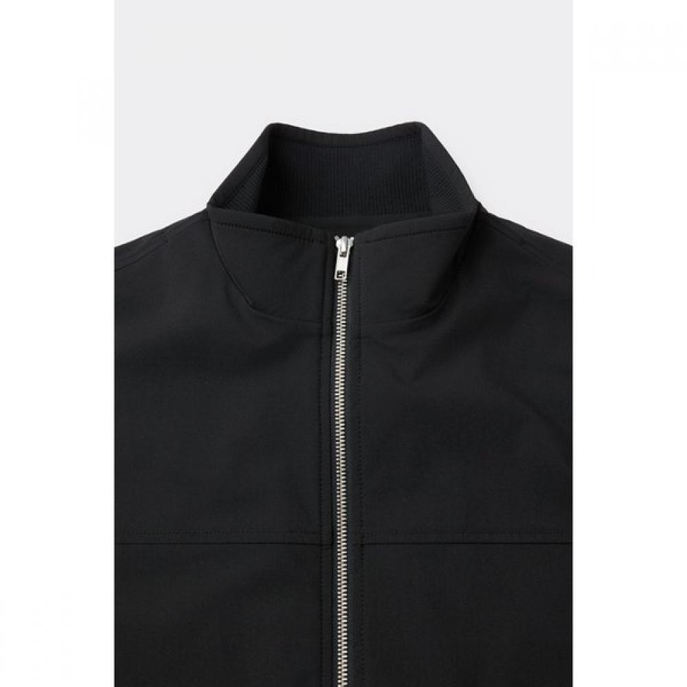 Customellow Black High Neck Light Jacket C9uam26113bkx