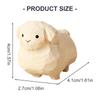 Handmade Wooden Lamb ornaments Animal Keyring Decorative For key Backpacks Gift