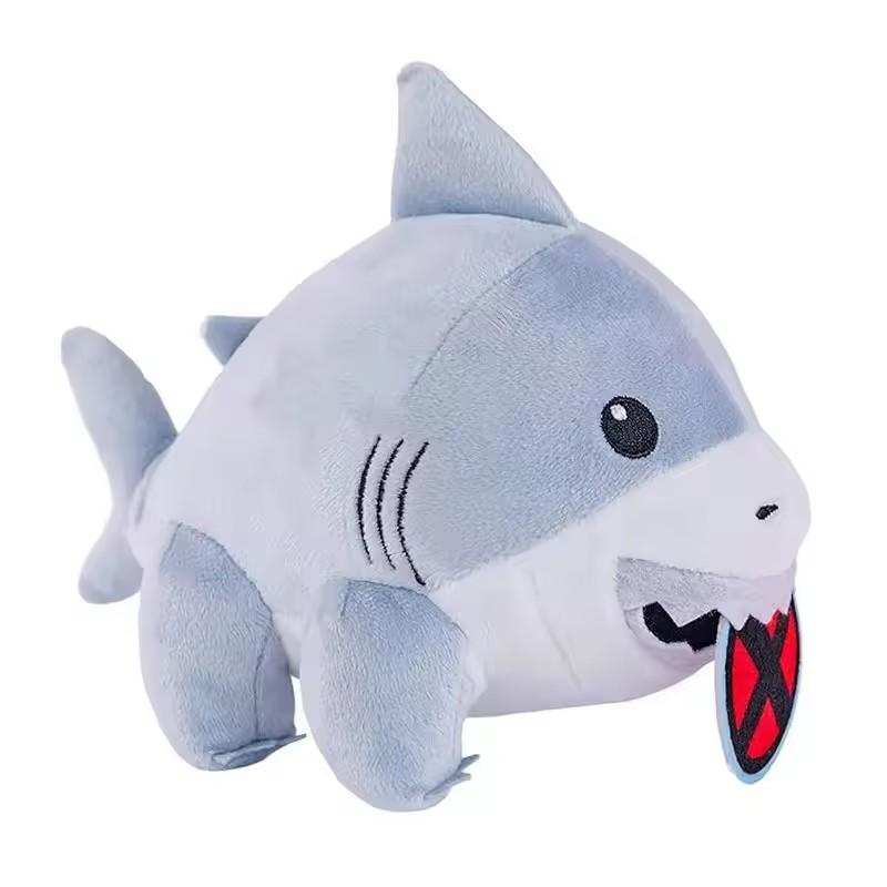 Jeff The Land Shark PlushToy Cartoon Anime Cute Dolls Soft Stuffed Toy Special Birthday Gift For Kids Adults and Room Decoration 20cm