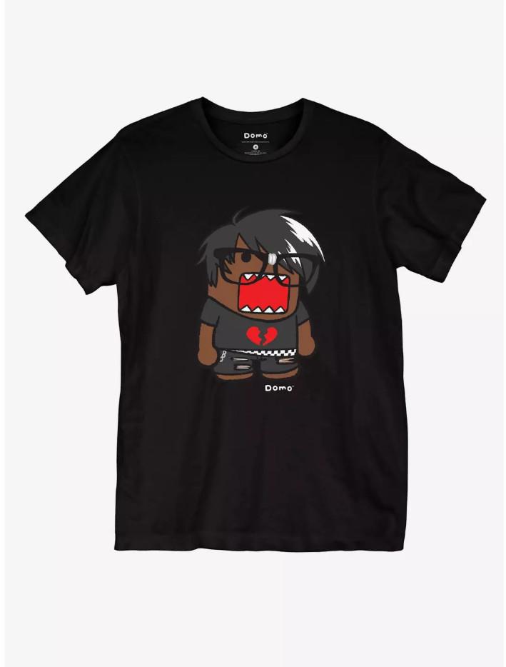 Domo Emo T-Shirt Funny Monster Graphic Tee Retro Scene Goth Gift Unisex Shirt S разноцветный
