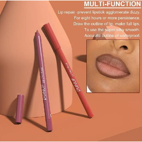 23 Kolory Piankowy Lipliner Trwały Wodoodporny Szminka w Pisaku Miękka Mgiełka Delikatne Różowe Brązowe Fioletowe Kolory Matowa Kredka do Konturowania Ust