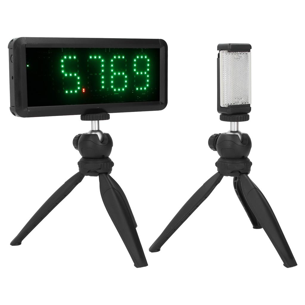 Cronometro Wireless Sprint Alimentato a Batteria Cronometro Laser Orologio di Cronometraggio per Motociclismo Ciclismo Allenamento di Velocità Gara di Corsa Breve