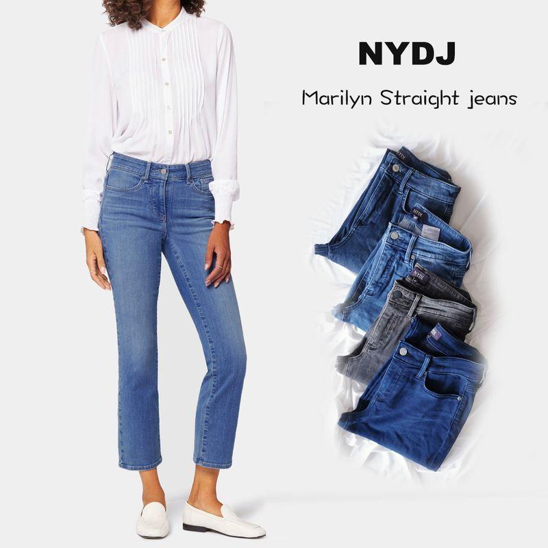 Export USA Off for 2 Pieces Spring/Summer Thin Stretch High Waist Marilyn Series Multi-Color Plus Size Cropped Denim
