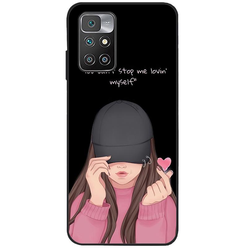For Xiaomi Redmi 10 Case Silicone Soft TPU Back Cover For Xiaomi Redmi 10 Redmi10 Phone Cases Cute Painted Cover Shockproof Capa