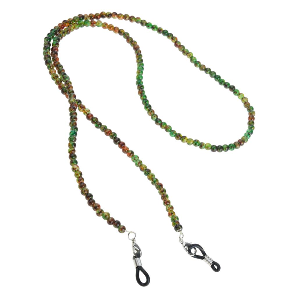 Bohemian Styles Eyeglass Chain Glass Beads Adjustable Length Unisex Daily Accessory for Women and Men