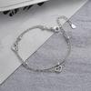 Spring Dawn Double Layer Heart Bracelet - Fashionable Bean Round Bead Design for Women
