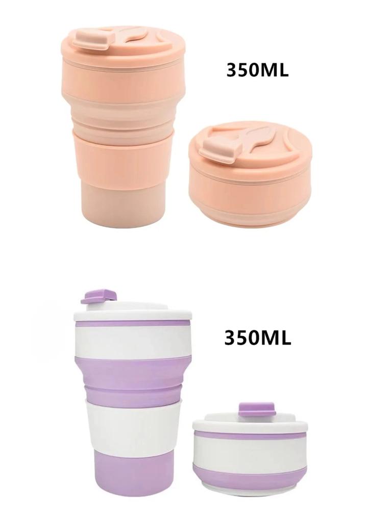 Tazza Sportiva Tazza Pieghevole Tazza da Caffè Pieghevole da Viaggio Senza BPA Silicone per Uso Alimentare Best Seller Design Minimalista