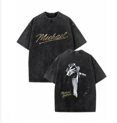 Michael Jackson T-Shirts WASHED Cotton Unisex Tees King Of Pop T-Shirts Unisex T-Shirt