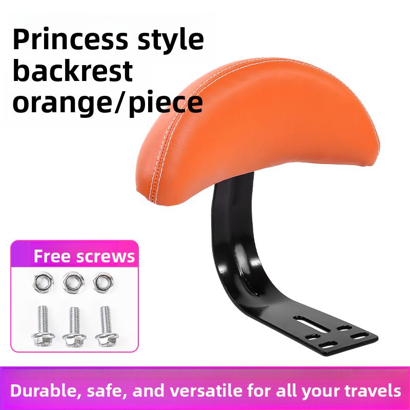Universal sponge rear seat for electric vehicles, Princess model electric scooter chair with enlarged and thickened cushions