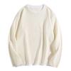 Men O-Neck Waffle Sweatshirt Fake Two-Piece Long Sleeve T-shirt Casual Loose Pullover for Spring Autumn Daily Wear Street