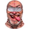 White Mustache Old Man Balaclava Face Mask Full Coverage Ski Mask Hood Winter Mask Cover  For Men