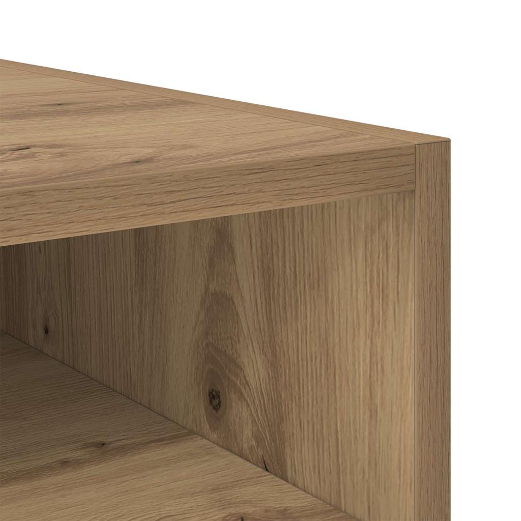 Nightstand Set of 2 Artisan Oak Finish 40 x 40 x 50 cm Engineered Wood