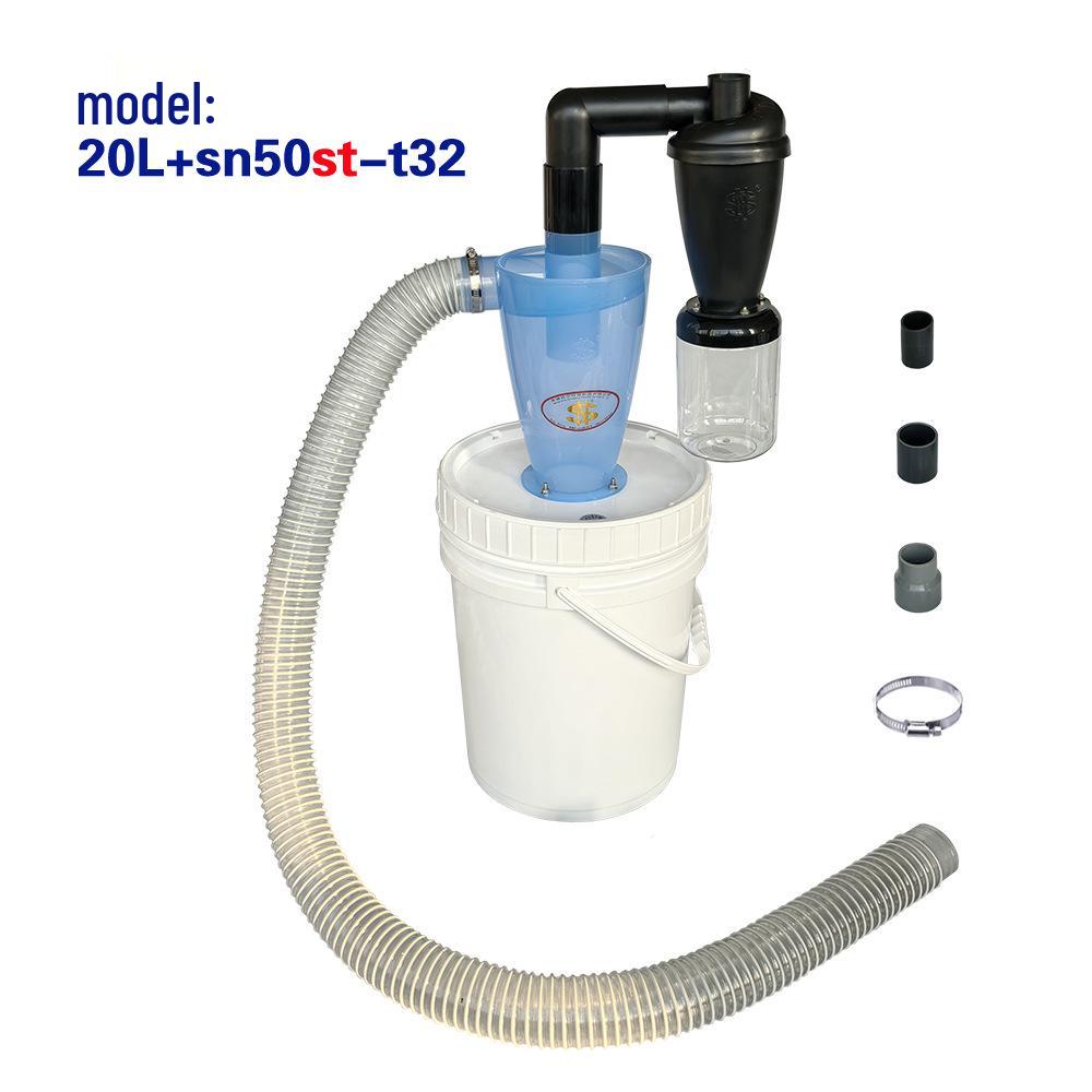 SN Brand Level 2 Dust Collection System: 20L Bin, 50mm Diameter for Efficient Dust Removal, Suitable for All Occasions