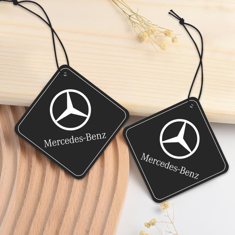 Car Interior Perfume Pendant Hanging Air Freshener Fragrance Tablets For Mercedes Benz GLC W126 W140 W168 W169 W177 W221 W213 W2 OU4