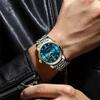 POEDAGAR Luxury Watch for Man Business Elegant Men Watch Date Week Waterproof Luminous Quartz Men's Watches Stainless Steel