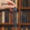 Chrysanthemum Bookmark Wooden Hollow Carved Bookmark Plum Orchid Bamboo Classical Natural Mahogany Page