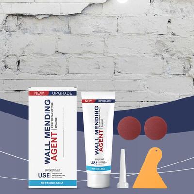 Drywall Patch Repair Kit Drywall Crack Paste Repair Kit Heavy Duty Strong Adhesion Wall Damage Mending Tools For Home Apartment
