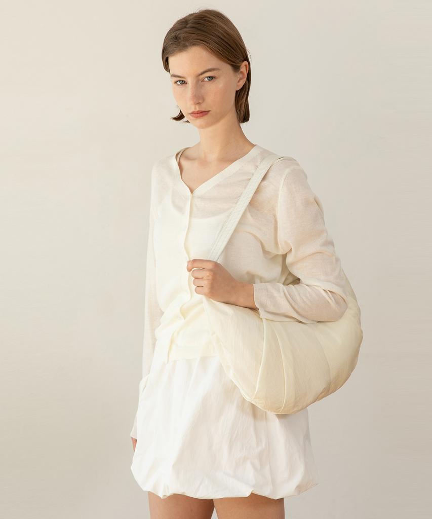 Jmarknewyork Chloe Shirring Shoulder Bag - Ivory