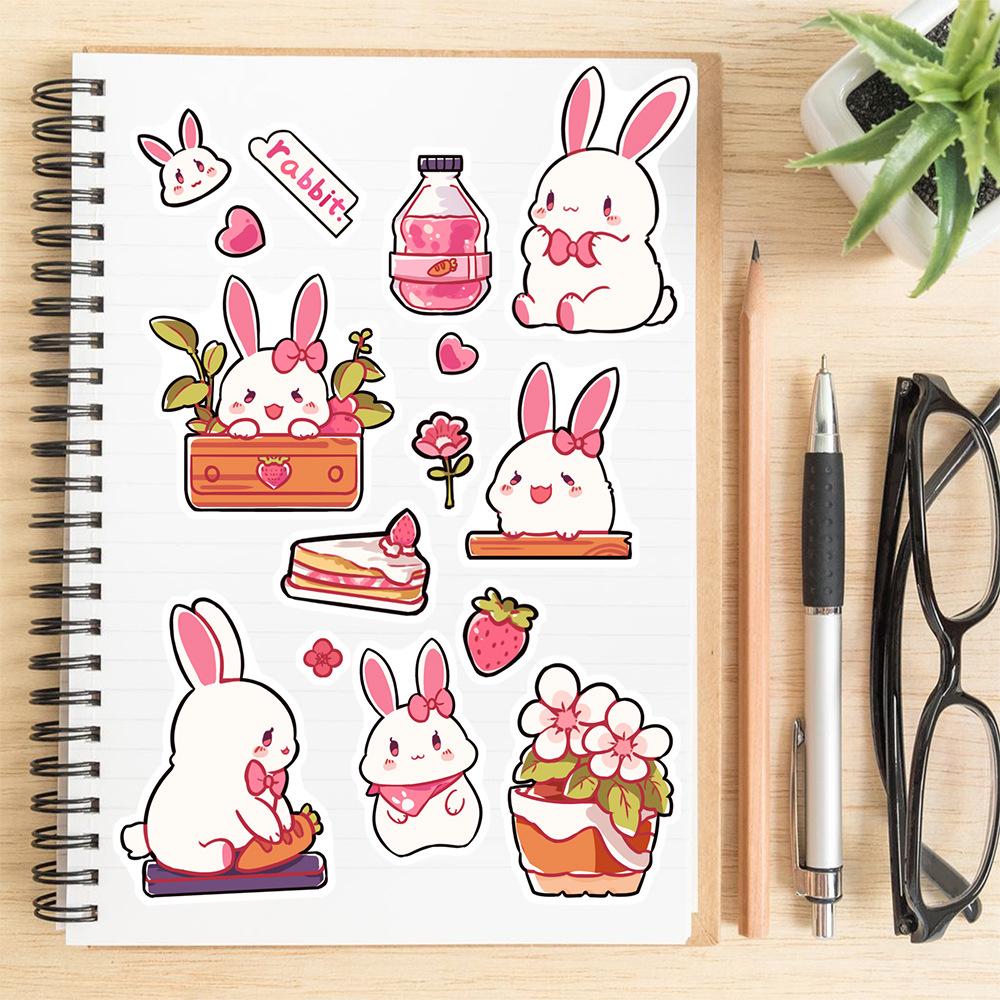 8 Kleine Tiere Sammlung Guka Sticker DIY Handkonto Kleine Karte Handyhülle Dekoration Koreanisch Wasserdicht