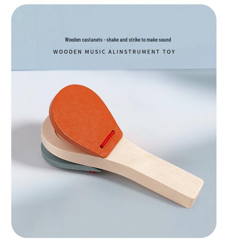 Baby Holz Handrassel & Krippenmobile - Frühpädagogisches Beruhigungsspielzeug