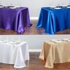Rectangle Satin Tablecloth Table Cloth Overlays Wedding Christmas Baby Shower Birthday Events Banquet Decor Home Dining Table