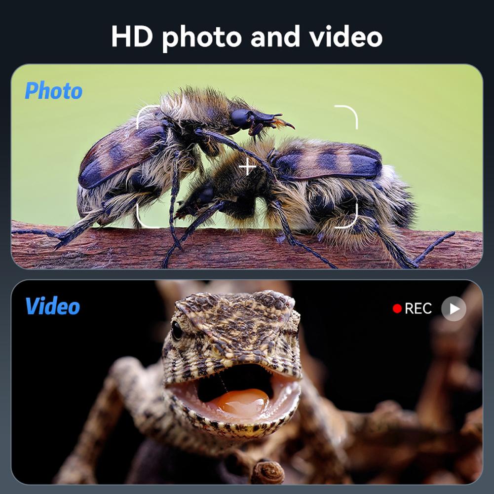 7 Inch IPS Screen Digital Microscope 5MP HD Lens Soldering Microscope 1200X Magnification Electronic HD Magnification Endoscope