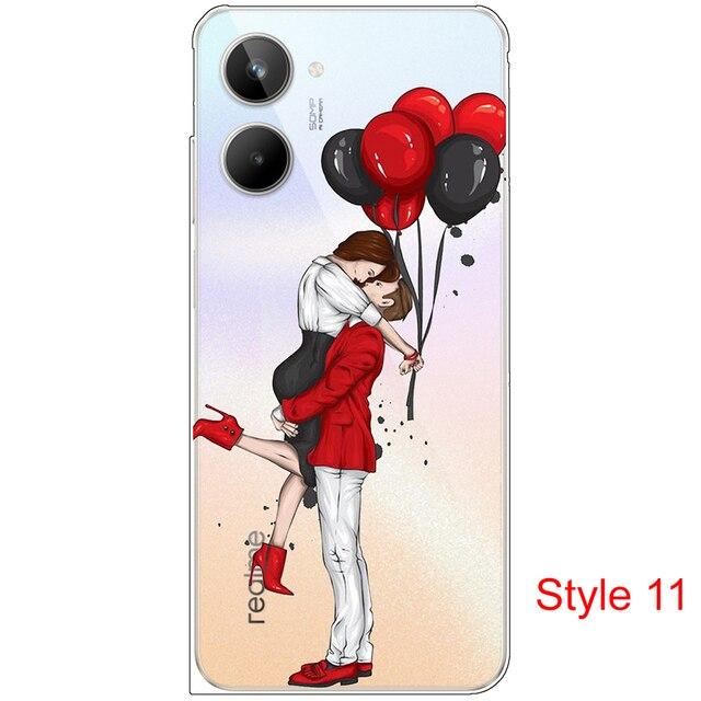 Cover Per Realme 10 4G - Custodia Silicone TPU Trasparente Con Motivo A023 - Antiurto E Ultrasottile
