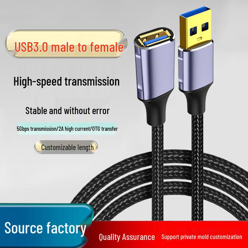 

Удлинительный кабель USB 3.0, папа-мама, высокоскоростной адаптер для передачи данных и зарядки для мобильных устройств, мыши и клавиатуры. 0.25m