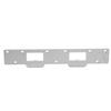 Door Strike Plate Double Holes Steel Reinforced Strong Easy Install Security Stike for 5?1/2in To