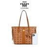 Spring New Women's Shoulder Bag Commuter Tote Bag Polyester Fiber Printed Mini Shopping Bag Matching