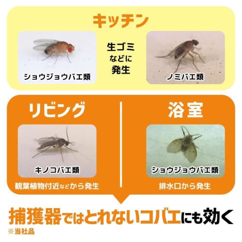 Mender Small Fly Repellent Spray for the Whole Room, One Push, 80 Pushes, Up to 120 Tatami Mats