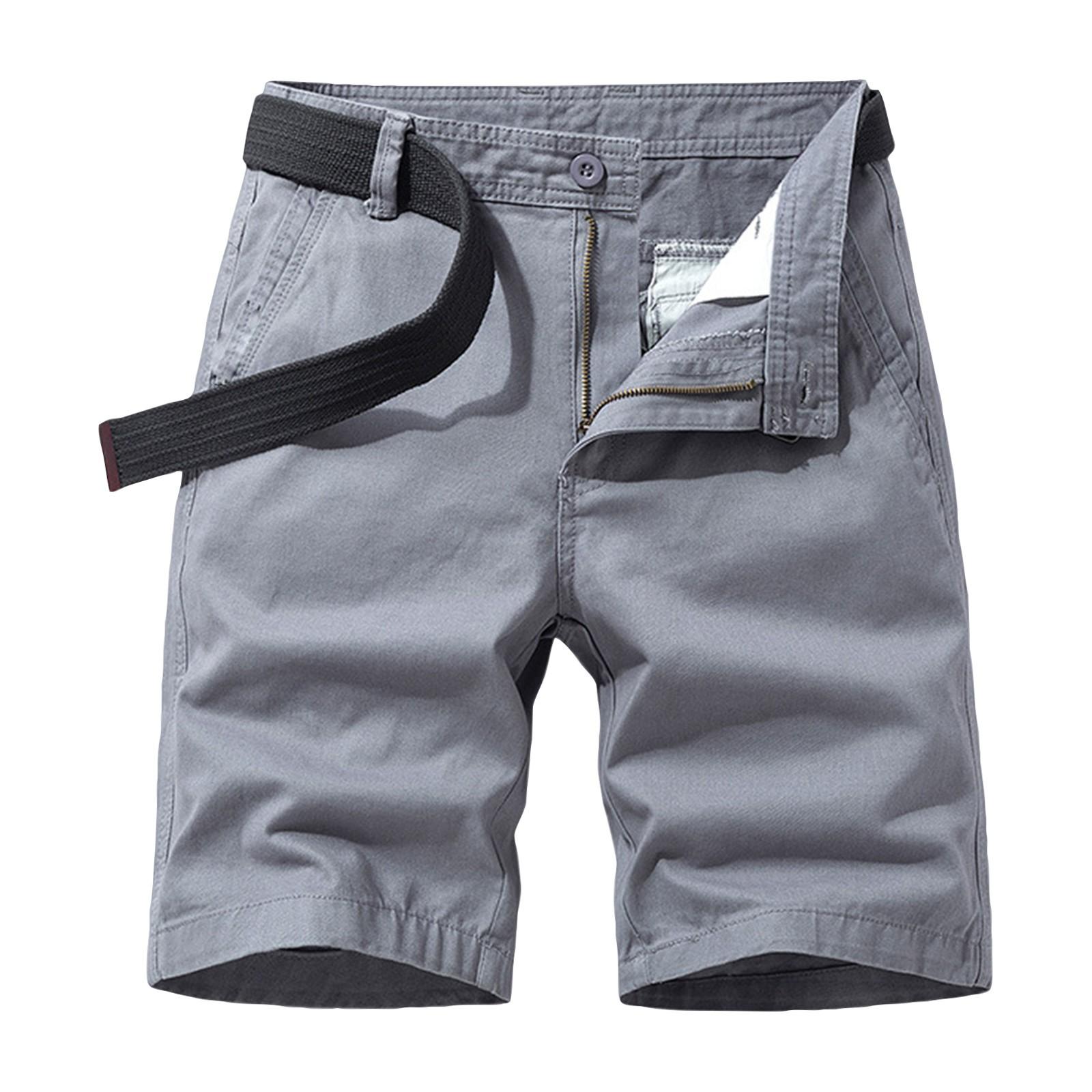 

Men s Summer Drawstring Cargo Pants With Large Pockets, Athletic And Casual Knee-length Pants 34