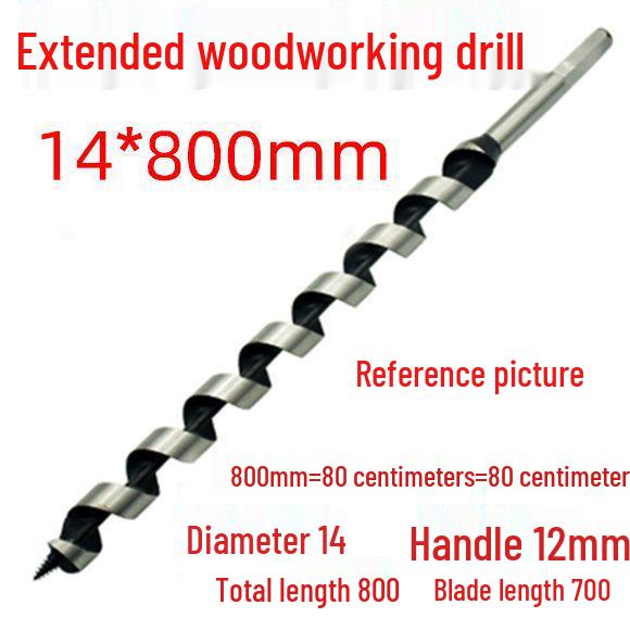 Extended Hex Shank Forstner Drill Bit for Woodworking - Door & Panel Hole Opener