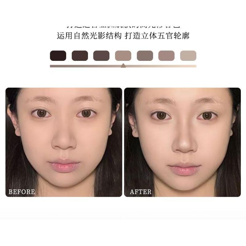 Xixi - Licht und Schatten Einfache Zeichen-Highlight-Konturierungs-Palette - 2 Farben