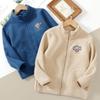 Children's Autumn/Winter Fashion Fleece Top - Casual Big Kids' Clothing, Parent-Child School Uniform, Boys & Girls.