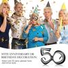 Number Crystal Frame Party Dress-up Glasses for Adults Birthday Christmas Party