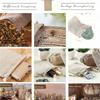 Drawstring Burlap Bag Jute Gift Bags, DIY Wedding Favor Gift Bag Wrapping Pouches Wedding Decoration Party Supplies