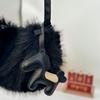 Cross-border popular PU leather pony bag clothing pendant car keychain cartoon accessories pony pendant