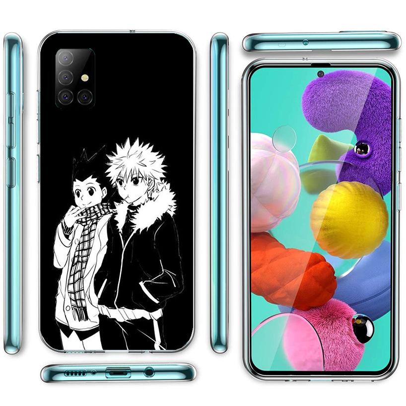 Black White Hunter X Phone Case For Samsung Galaxy A52 A32 A22 A12 A51 A31 A50S A30S A20S A10S Note 20 Ultra 10 Plus S10 A72 A71