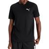 Puma Modern Print Logo Crew Neck T-Shirt Men Tops Black 844156-01