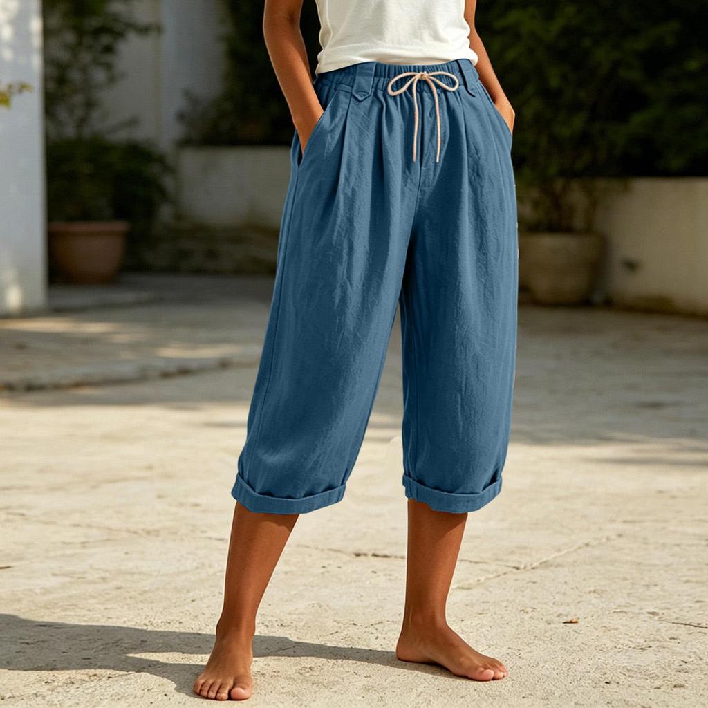 Women's Casual Pants with Pockets, Loose Fit, Relaxed for Everyday Wear