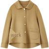 Shangdu Bila Women's Short 100% Wool Double-sided Coat