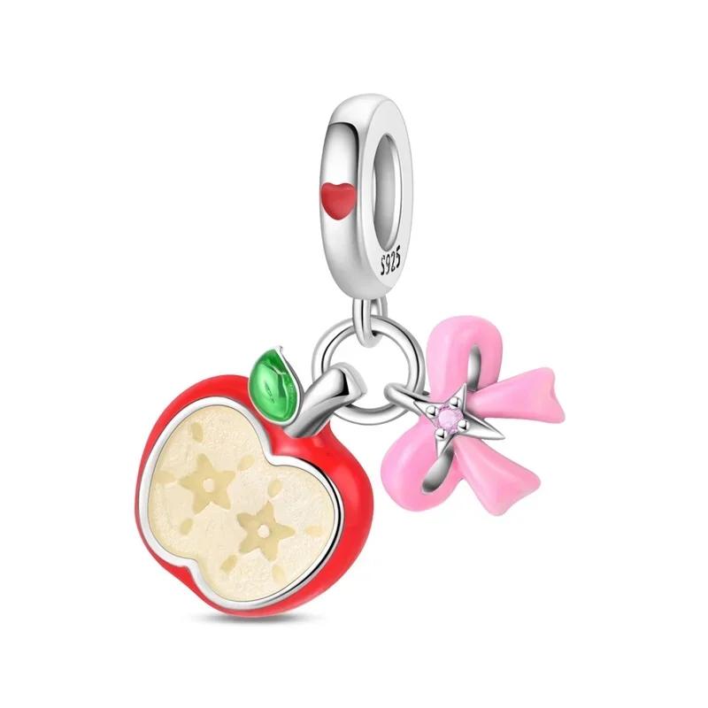 Brand New Summer Cake Charm Bead Component Copper Metal Fruit Ice Cream Candy Pendant Bead Component Bead Components Designed For Authentic Original