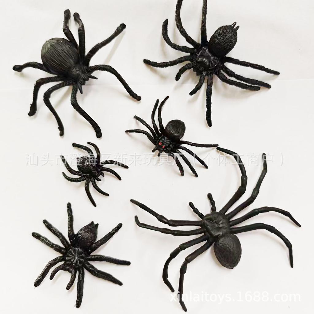 Tricky Spider Toy Simulation Spider Model Children'S Toy Insects Halloween Props Spider Toy Simulation