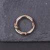 1Pc 25Mm Open Spring Ring Buckle Keyring Key Chains Openable Round Carabiner Buckle Key Rings For Bag Jewelry Finings