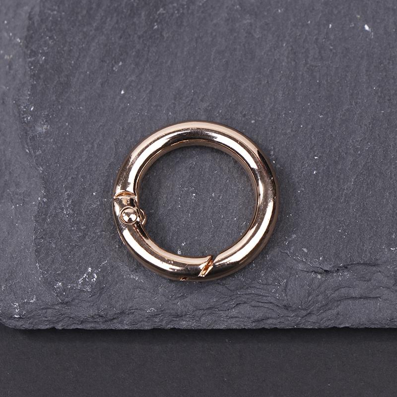 1Pc 25Mm Open Spring Ring Buckle Keyring Key Chains Openable Round Carabiner Buckle Key Rings For Bag Jewelry Finings