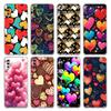 Case For Samsung A26 A36 A56 A54 A52 A50 A70 A40 A20S A12 A14 A16 A22 A24 A42 A34 A32 5G A06 Cover Oil Painting Graffiti Heart