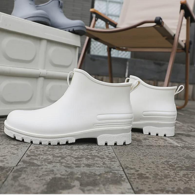 Strapazierfähige, rutschfeste, wasserdichte Regenstiefel für Damen und Herren - Ideal zum Einkaufen, Angeln, Campen und für die Jagd auf dem Meer